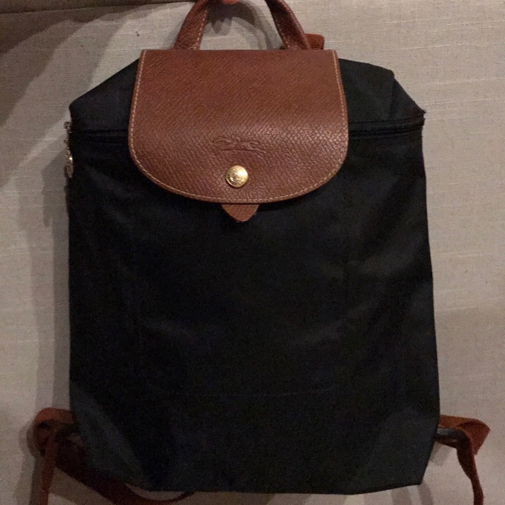 Longchamp Le Pliage backpack. Black. - Picture 2 of 4